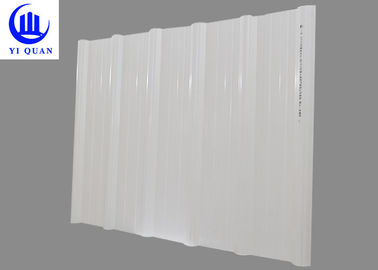 1130mm PVC Roof Tiles Bright Color ASA Corrugated Plastic Roofing Sheets