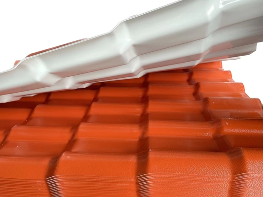 Kleurrijk Plafond ASA Synthetic Resin Roofing Sheet voor Openluchtterras