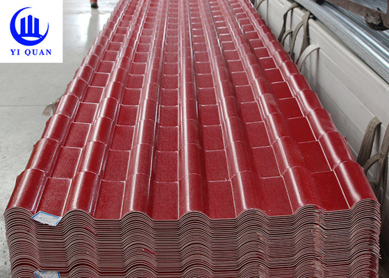 1050mm de Baksteen Rode Kleur van Breedteasa spanish bamboo roof sheet