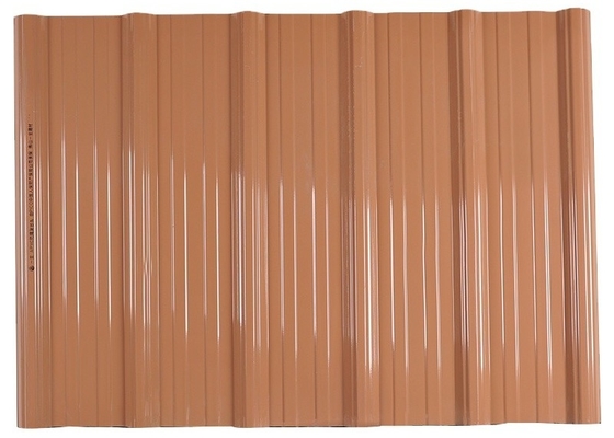 Golf het Daktegels van Vorm Waterdichte Plastic pvc met Toebehoren 1130mm Breedte