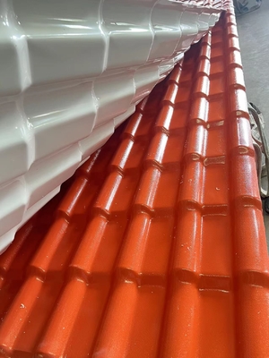 Anticorrosieve Synthetische de Tegelgeluidsisolatie Asa Pvc Roof Sheet van het Harsdak
