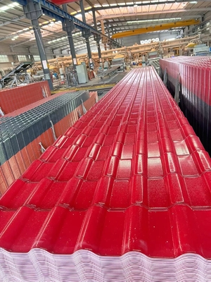 160mm de Uit elkaar plaatsende Isolatie van de de Weerstandshitte van Golfasa synthetic resin tile weather