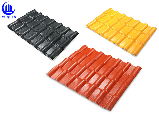 Goede ASA van de Weerisolatie Synthetische het Daktegels van pvc voor Openluchtgazebo-Serre