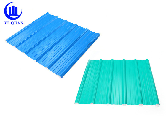 Brandvertragende UPVC PVC-gecoate dakpannen voor garages voor goederenwerven