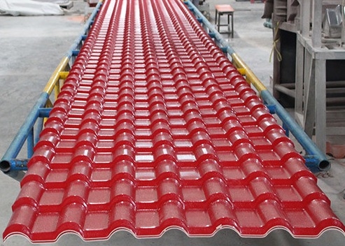 Decoratief ASA Resin Roof Tile Panel voor de Bouw van Dak het Behandelen