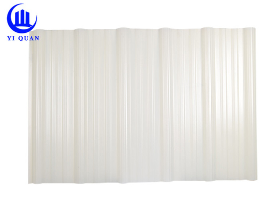 De snelle installatie paste het golfblad van het polycarbonaatglas voor loodsenvilla aan