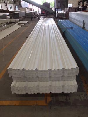 930mm Pvc plooide Spaanse Plastic Dakwerkbladen